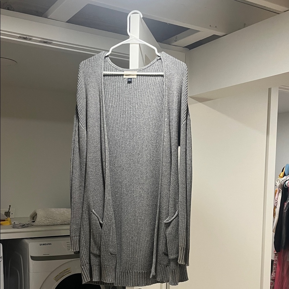 Universal Thread Heather Gray Cardigan - image 1